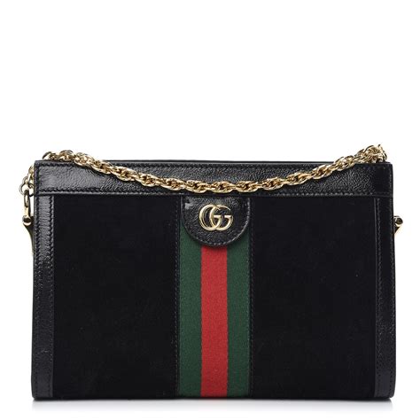 gucci suede camera bag|Gucci small shoulder bag black.